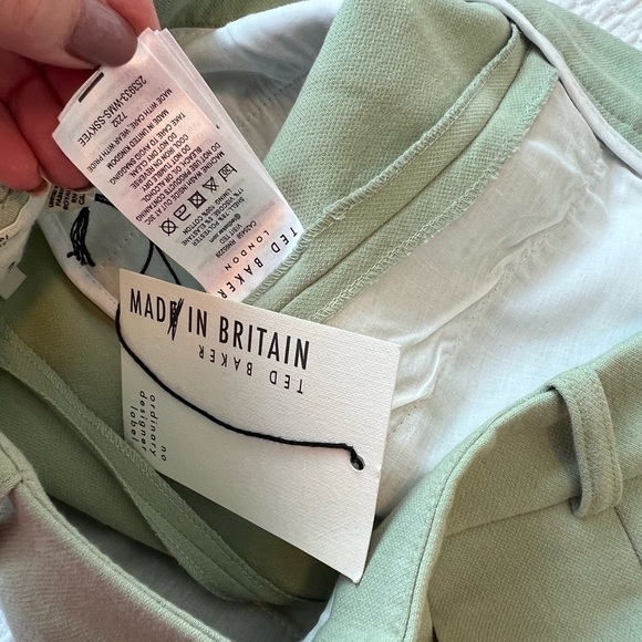 Womens Sskyye - Peg Leg Trouser Co-Ord Light Blue Ted Baker Trousers NWT - Picture 11 of 16